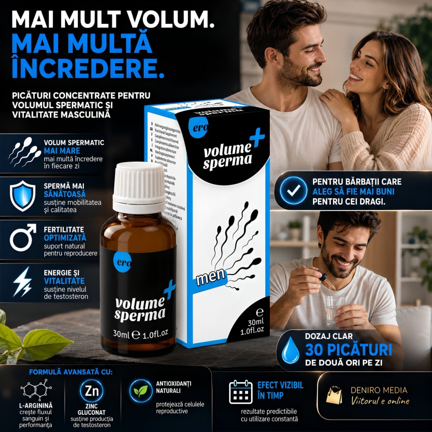Picături Volume Spermă Men 30 ml