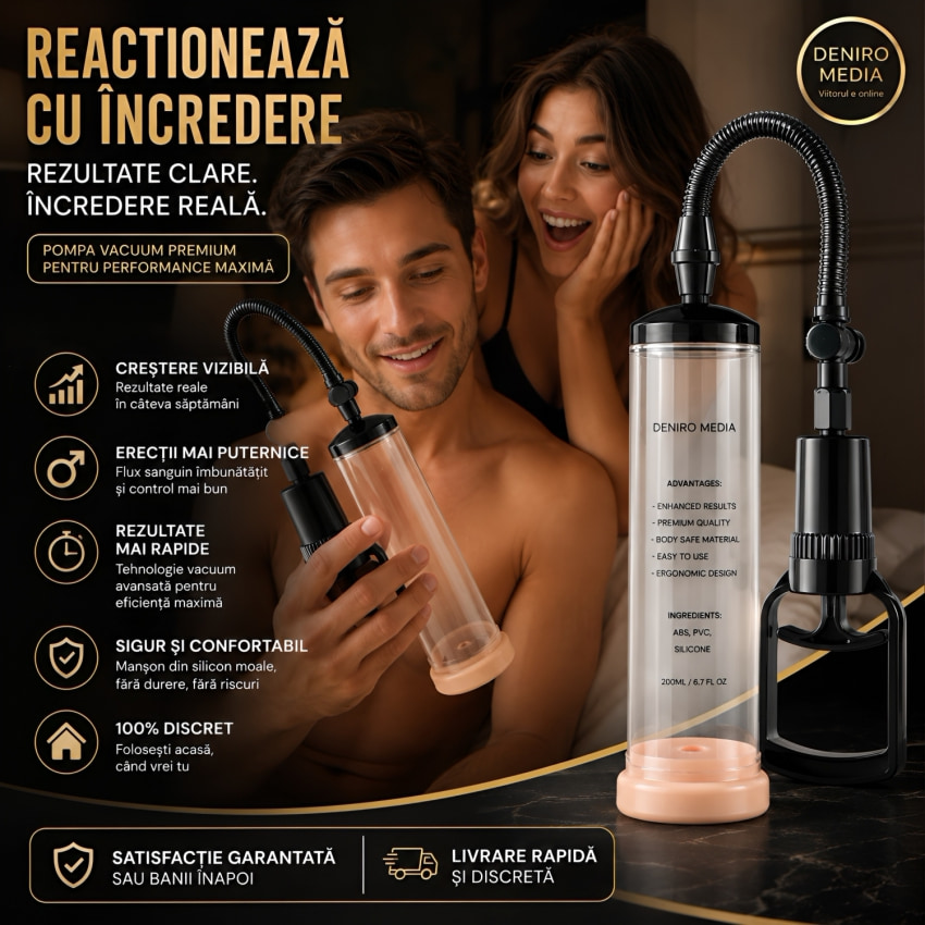 Pompă Erecție Maximizer Worx VX1 cu Cilindru 20 cm