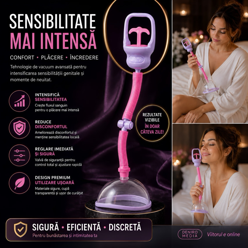 Pompă Stimulare Clitoridiană Transparent