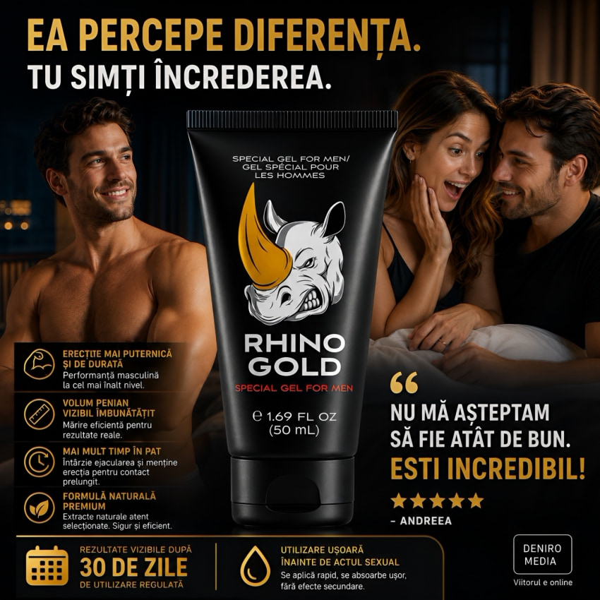 Rhino Gold Gel Mărire Penis 50ml