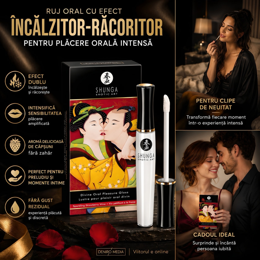 Gloss Comestibil Shunga Divine Oral Pleasure 10 ml