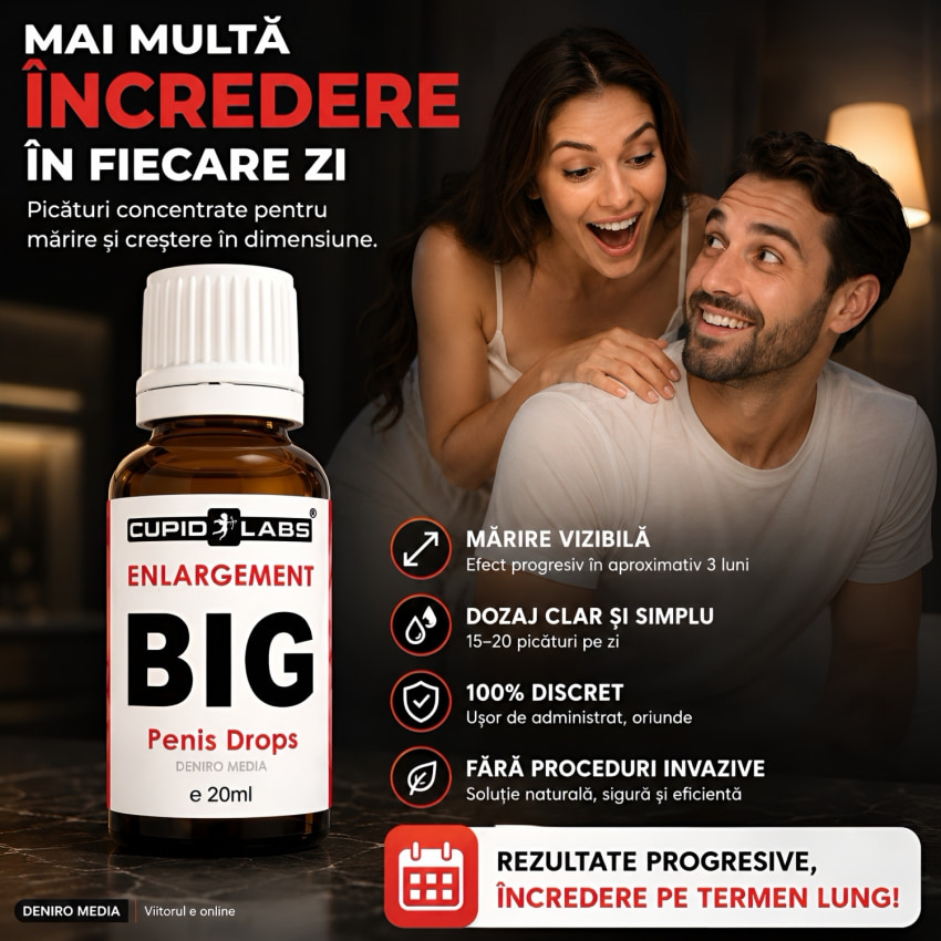 Soluție Pentru Mărirea Penisului Big Penis Drops 20ml
