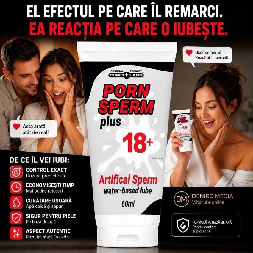 Spermă Artificială Water Based pentru Aspect Realist 60ml