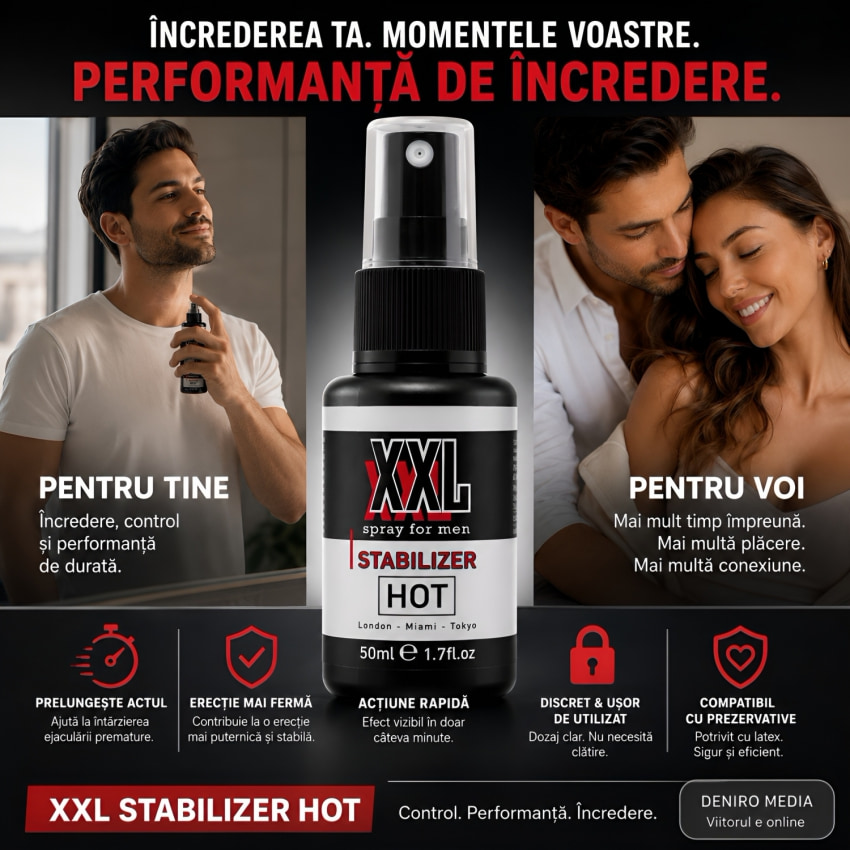 Spray Ejaculare Precoce Și Erecții Îndelungate XXL Hot 50 ml