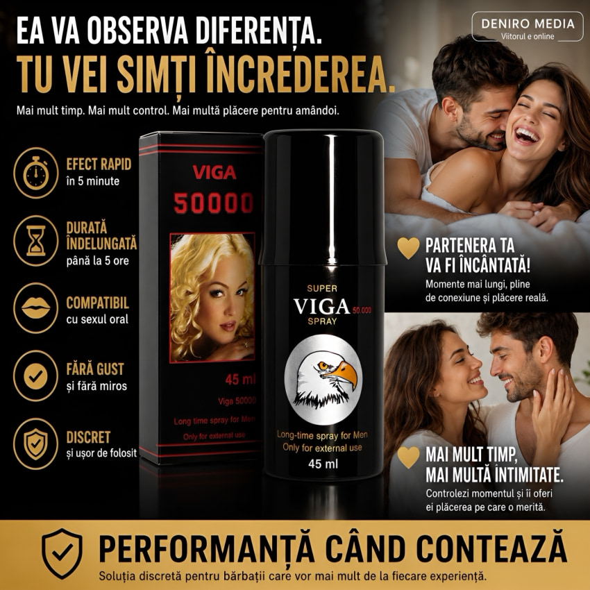 Spray Viga 50000 pentru Întârzierea Ejaculării 45 ml