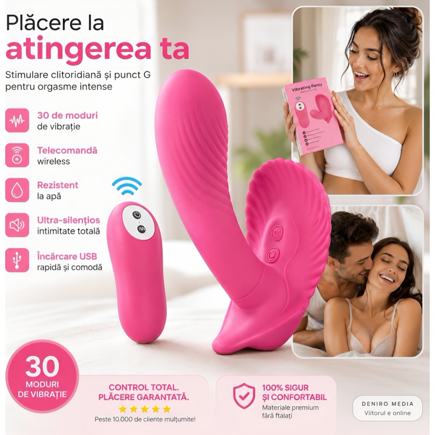 Vibrator Pretty Love Cochilia Dragostei pentru Punctul G Roz