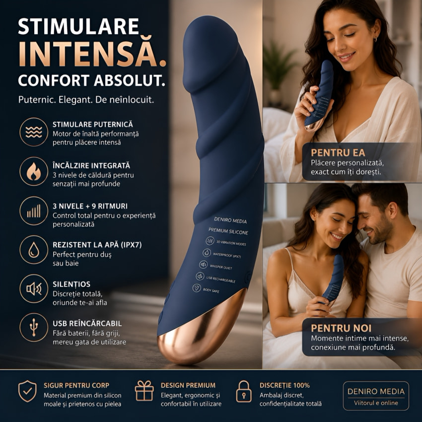 Vibrator Goddess Collection Atlas Albastru